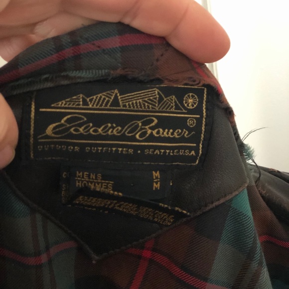 Vintage Men’s Eddie Bauer Leather jacket - Picture 6 of 8